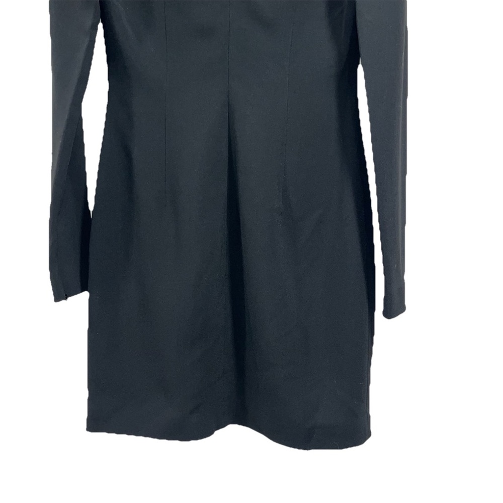 STELLA MCCARTNEY Isabela Chain Trim Mini Dress Black IT42 US6 Cocktail Evening - Picture 13 of 16